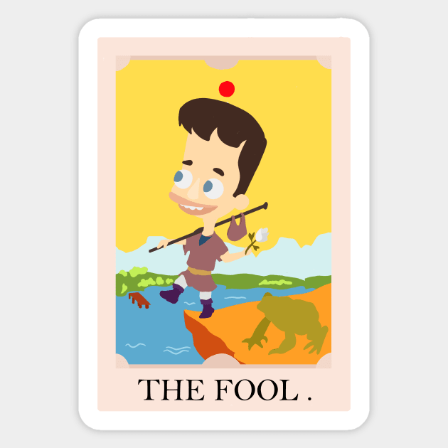 Nick Tarot Card Sticker by Bleachie